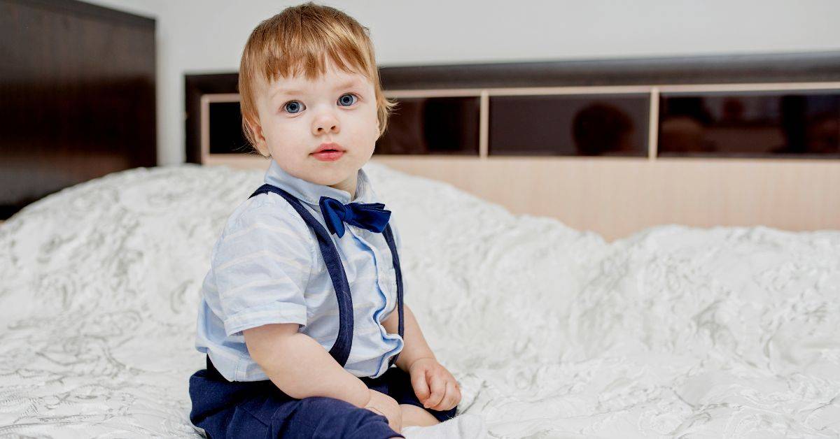 baby boy baptism outfit