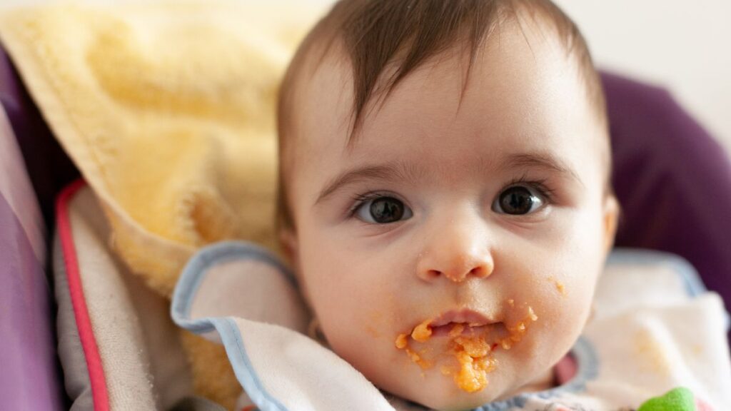 baby food allergy rash
