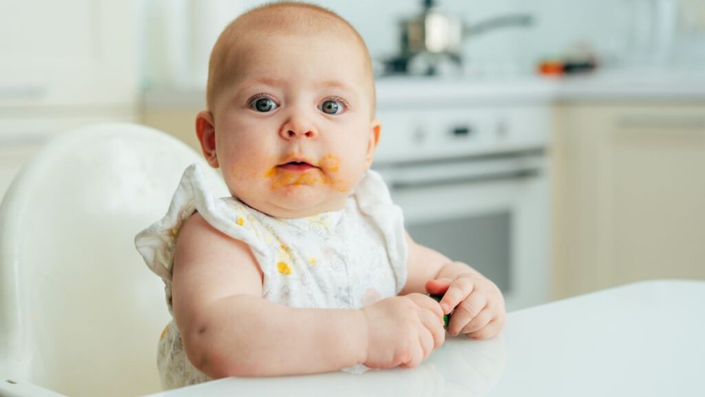 baby food allergy rash