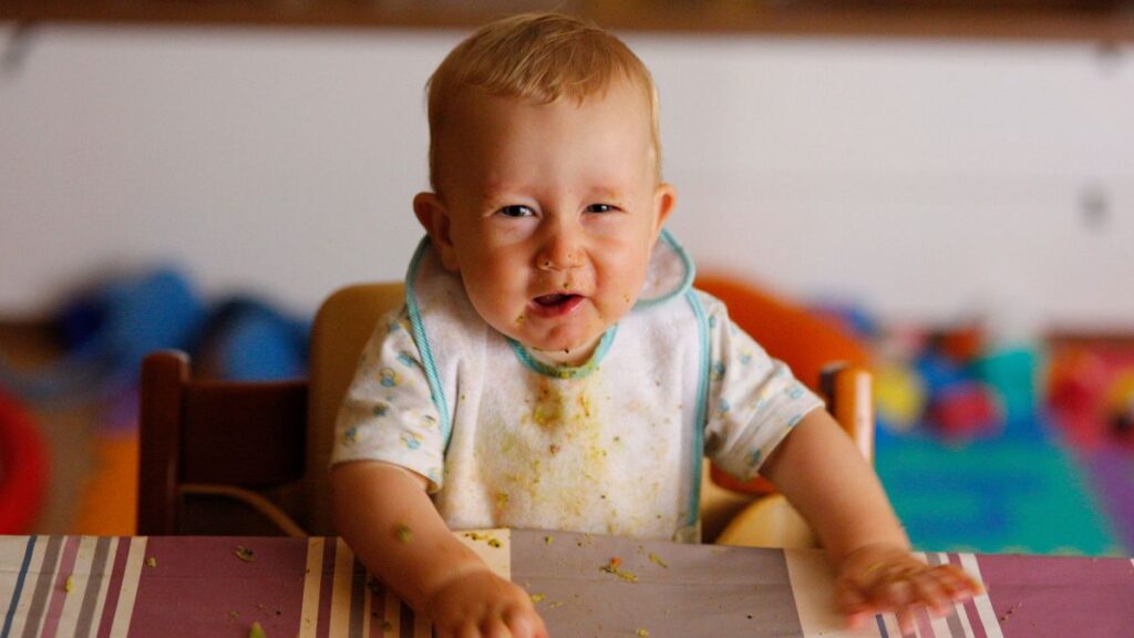 baby food allergy rash