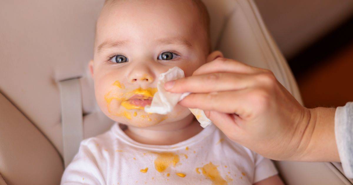 baby food allergy rash