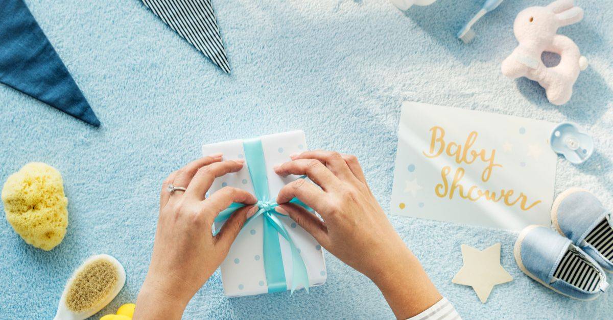 baby shower wrapping paper